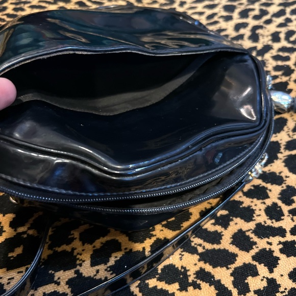 Vintage Pantera Patent Leather Handbag Purse Retro - Picture 4 of 8